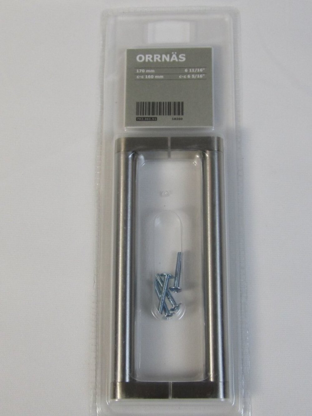 Ikea Orrnas 170mm 6 11/16" 702.361.51 Drawer Pulls Handle Stainless New